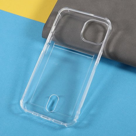 iPhone 13 / 13 Pro bumper case TPU + acryl - transparant