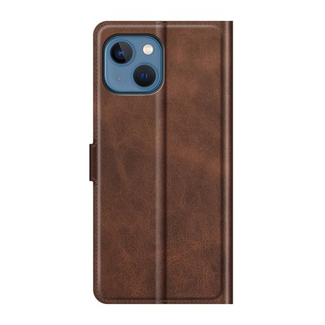 iPhone 13 mini wallet / portemonnee case hoesje - bruin