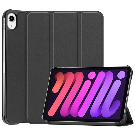 Tri-fold smart case hoes voor iPad mini (2021) - Zwart