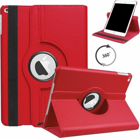 iPad 10.2 (2019 / 2020 / 2021) hoes 360 graden flip cover - Rood