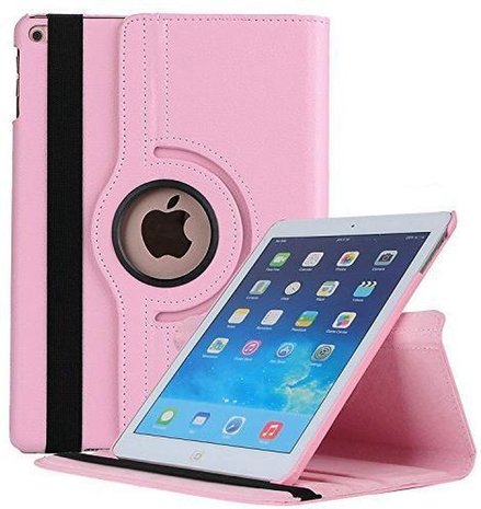 iPad 10.2 (2019 / 2020 / 2021) hoes 360 graden flip cover - Roze