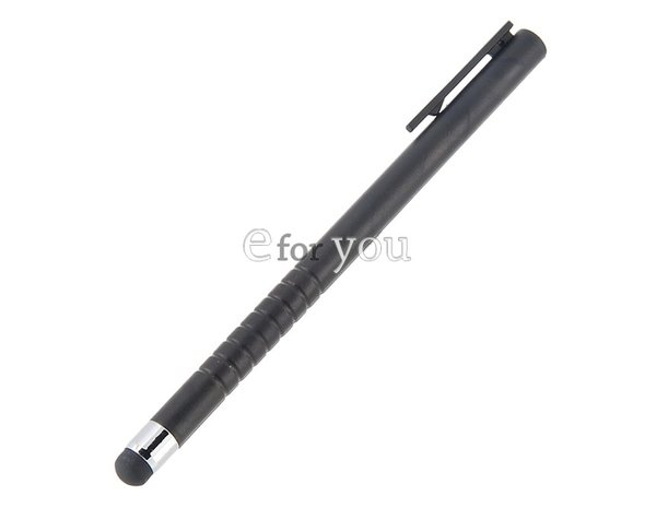 Extra grip stylus pen voor iPhone, iPod en iPad - Zwart