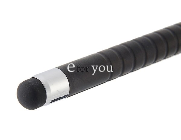 Extra grip stylus pen voor iPhone, iPod en iPad - Zwart