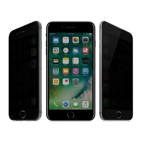 iPhone SE (2022), SE (2020), 8 en 7 tempered glass privacy screenprotector