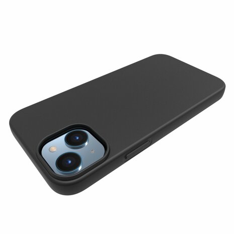 Matte TPU Back Cover Hoesje  voor iPhone 14 - Zwart