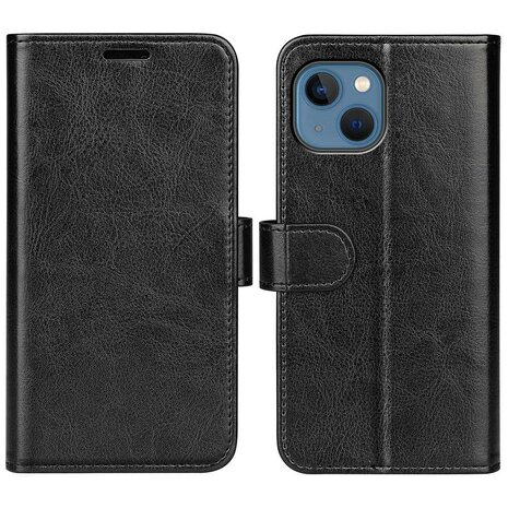 iPhone 14 wallet / portemonnee case hoesje - zwart