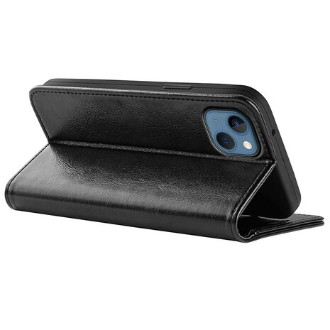 iPhone 14 wallet / portemonnee case hoesje - zwart