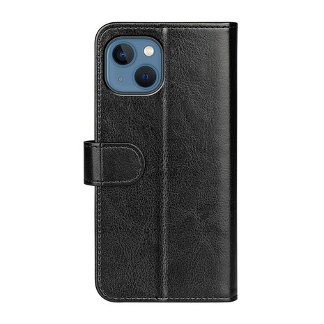 iPhone 14 wallet / portemonnee case hoesje - zwart
