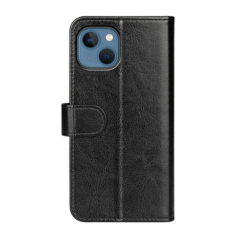 iPhone 14 wallet / portemonnee case hoesje - zwart