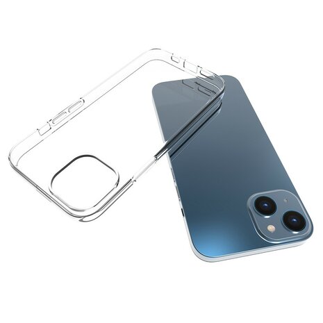 iPhone 14 case TPU + acryl - transparant