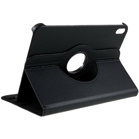 iPad 10.9 (2022) hoes 360 graden flip cover - zwart