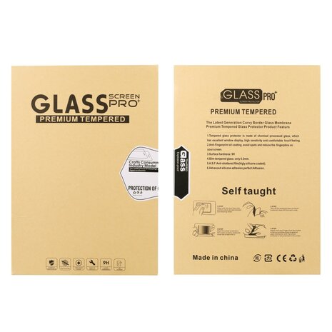 iPad Pro 12.9 (2018 / 2020 / 2021 / 2022) tempered glass screenprotector