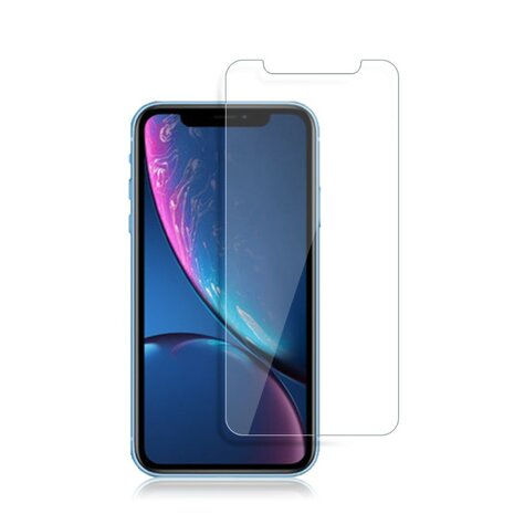 iPhone 11 / iPhone XR tempered glass screen protector transparant