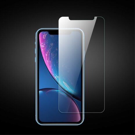 iPhone 11 / iPhone XR tempered glass screen protector transparant
