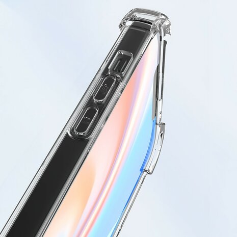 Transparant iPhone 15 TPU-Hoesje met Schokabsorberende Hoeken en Heldere Achterkant