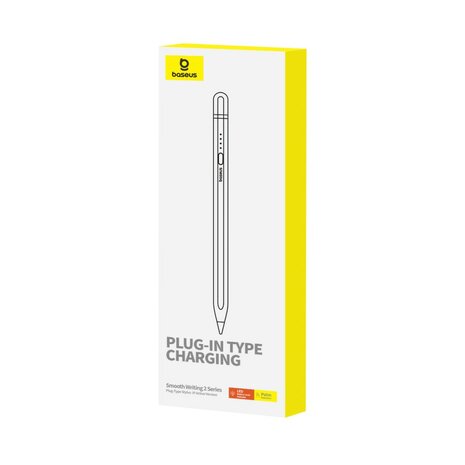 Nauwkeurige Oplaadbare Stylus Pencil met Palm Rejectie - BASEUS Smooth Writing 2 Serie (Actieve Versie)