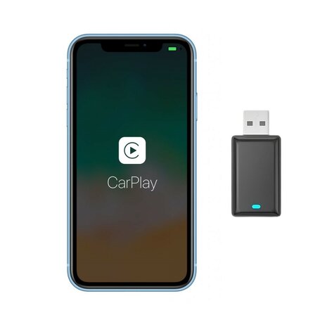 Draadloze Apple Carplay Adapter USB Bluetooth 5.0 - 5 GHz wifi - Android Auto 