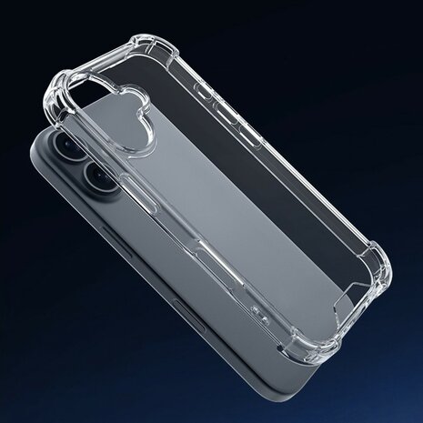 iPhone 16 bumper case TPU + acryl - transparant