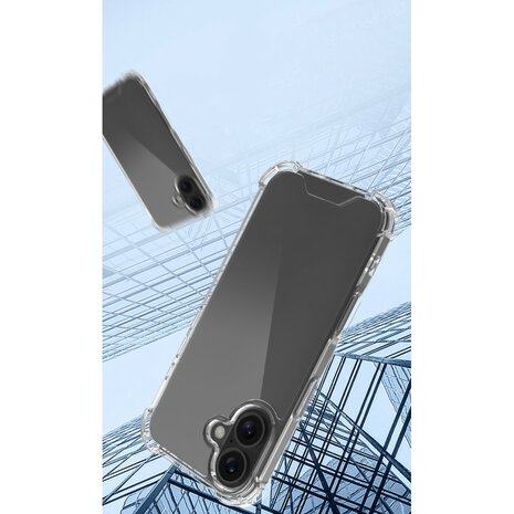 iPhone 16 bumper case TPU + acryl - transparant