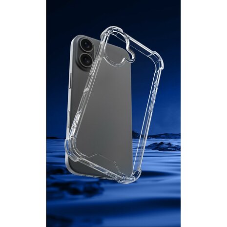 iPhone 16 bumper case TPU + acryl - transparant
