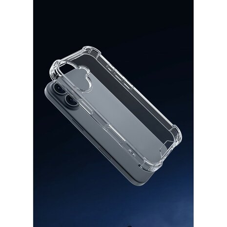 iPhone 16 bumper case TPU + acryl - transparant