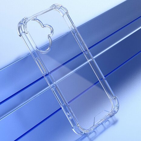 iPhone 16 bumper case TPU + acryl - transparant