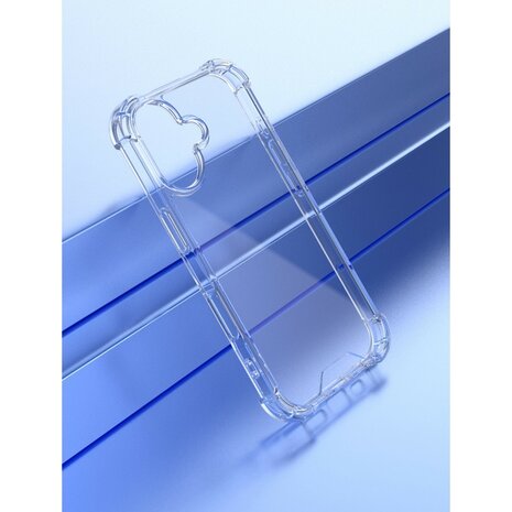 iPhone 16 bumper case TPU + acryl - transparant