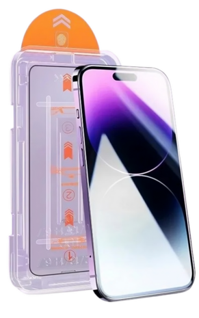 iPhone 15 Screenprotector met Handig Installatieframe &ndash; Gemakkelijk en Perfect Aanbrengen