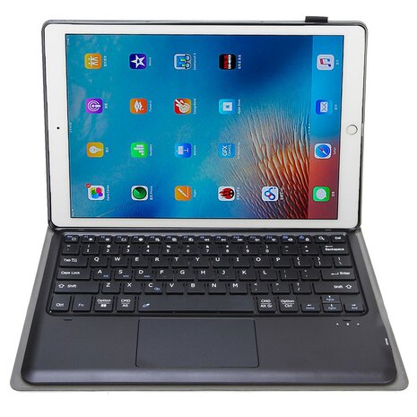 iPad Pro 12.9 (2015 / 2017) toetsenbord hoes - zwart