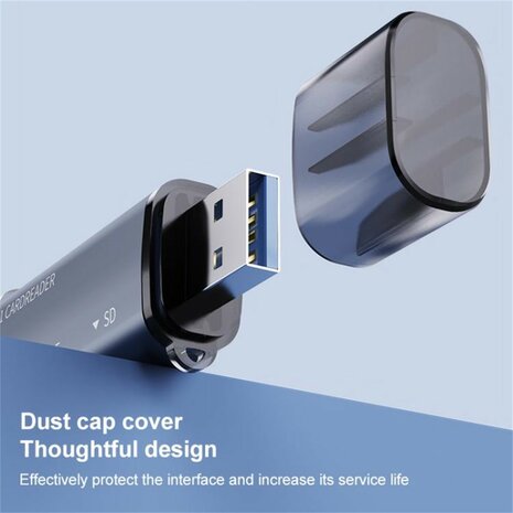 SD / Micro SD kaartlezer USB-C, Micro USB en USB-A voor MacBook, iPad pro, Windows, Samsung Galaxy e.d.
