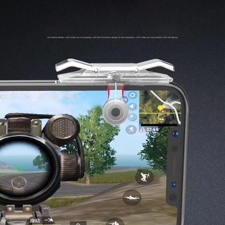 Game bumpers voor iPhone (Voor o.a. PUBG, FORTNITE, FPS, TPS)