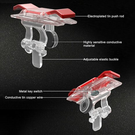 Game bumpers voor iPhone (Voor o.a. PUBG, FORTNITE, FPS, TPS)