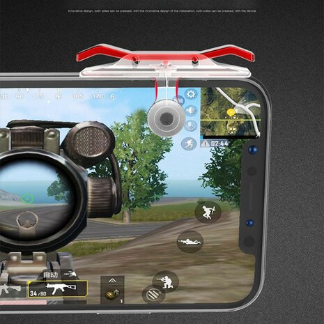 Game bumpers voor iPhone (Voor o.a. PUBG, FORTNITE, FPS, TPS)