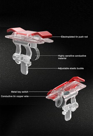 Game bumpers voor iPhone (Voor o.a. PUBG, FORTNITE, FPS, TPS)