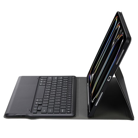 iPad Pro 13 (2024 / 2025) toetsenbord hoes - zwart
