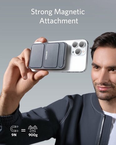 Anker 622 MagGo Draagbare Magnetische Draadloze Powerbank 5000mAh voor iPhone