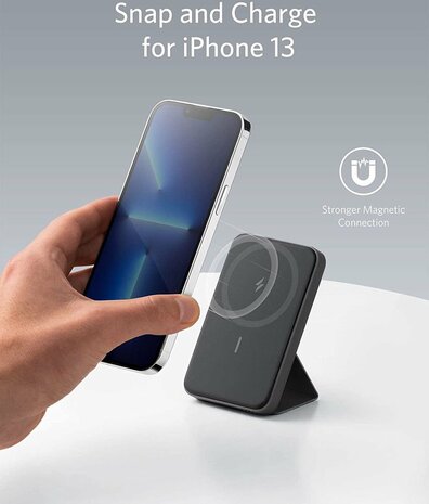 Anker 622 MagGo Draagbare Magnetische Draadloze Powerbank 5000mAh voor iPhone