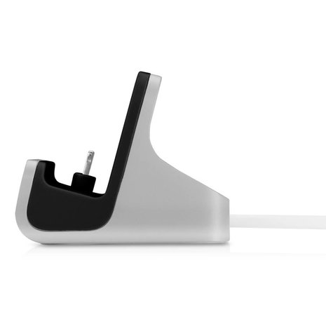 Dock voor iPhone - zwart / zilver