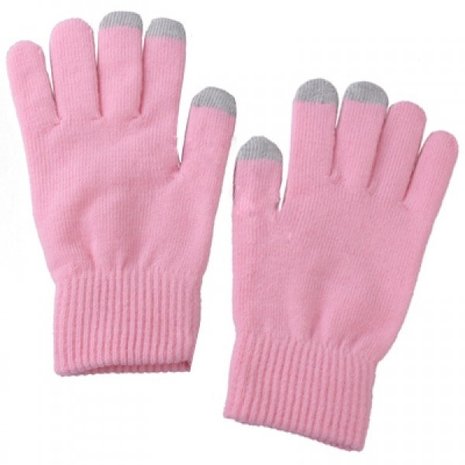 Touchscreen handschoenen - roze