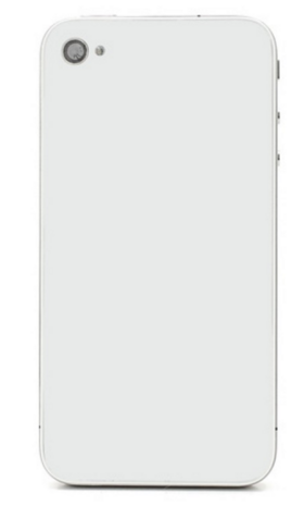 iPhone 4s achterkant - wit