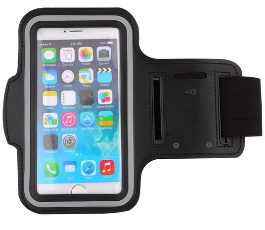 iPhone 6 / 6s / 7 plus sport armband - zwart