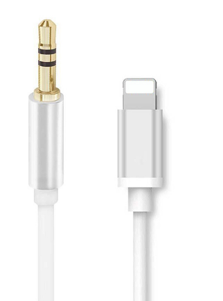 Lightning naar 3.5mm AUX kabel - zilver