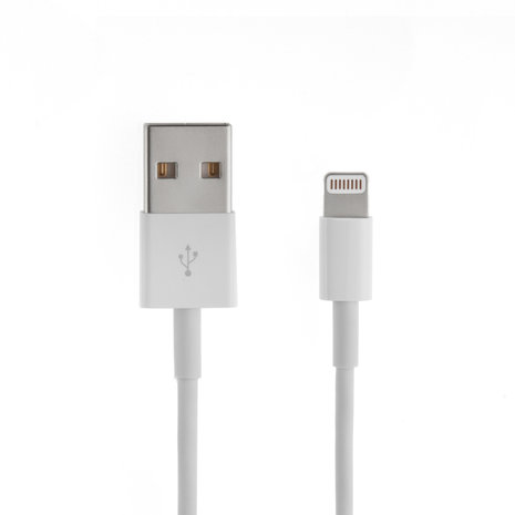 USB kabel 1 meter voor iPhone &amp; iPad - wit