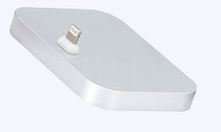 Dock voor iPhone metaal - zilver