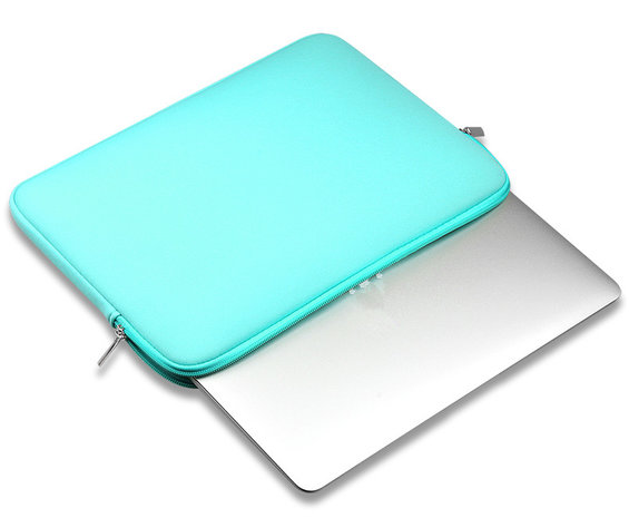 MacBook 12 inch sleeve - mint groen