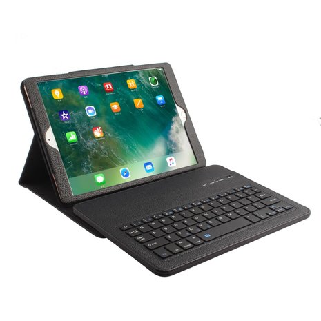 iPad pro 10.5 (2017) &amp; iPad air 10.5 (2019) toetsenbord hoes - zwart
