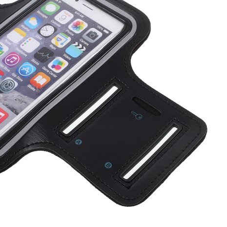 Sport armband voor iPhone 6 / 6s / 7 / 8 - zwart