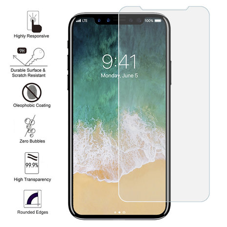 iPhone Xs / X tempered glass screenprotector