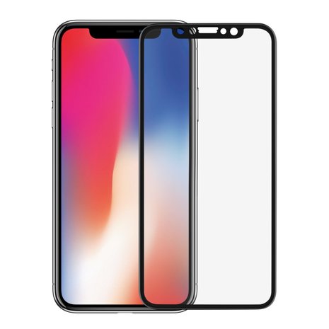 iPhone Xs / X full cover tempered glass screenprotector