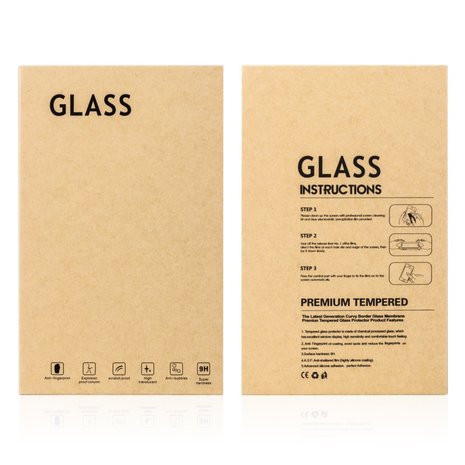 iPhone Xs / X full cover tempered glass screenprotector